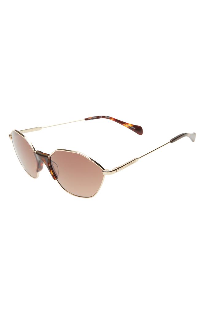 Isaac Mizrahi 55mm Geometric Sunglasses