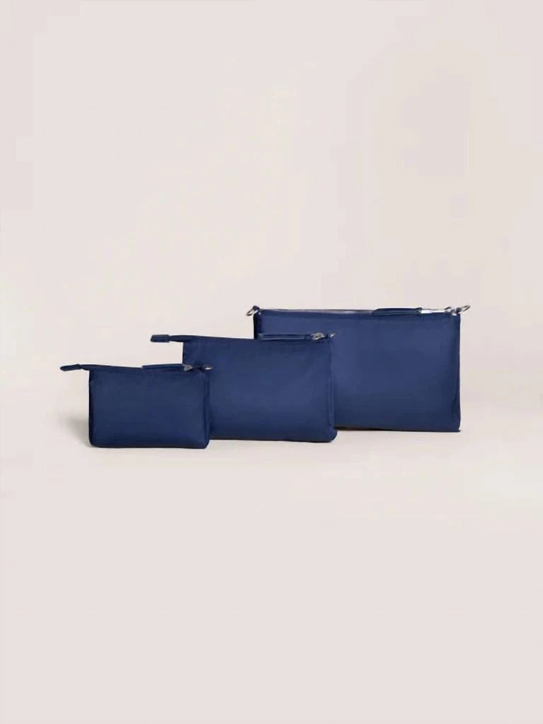 JuJuBe 3-Piece Pouch Set In Navy 2