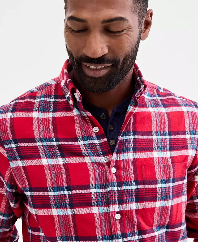 Club Room Men's Regular-Fit Flannel Shirt, Created for Macy's 6
