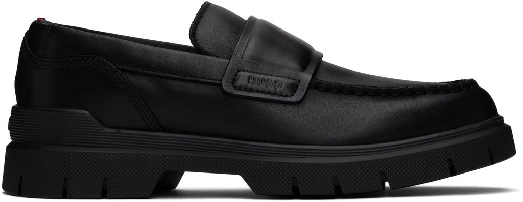 Hugo Boss Black Double Stitching Loafers