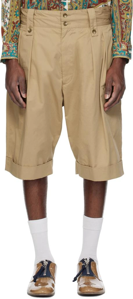 Engineered Garments Tan Gurkha Shorts 1