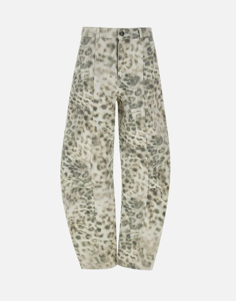ROTATE Birger Christensen "Printed denim cargo" 1