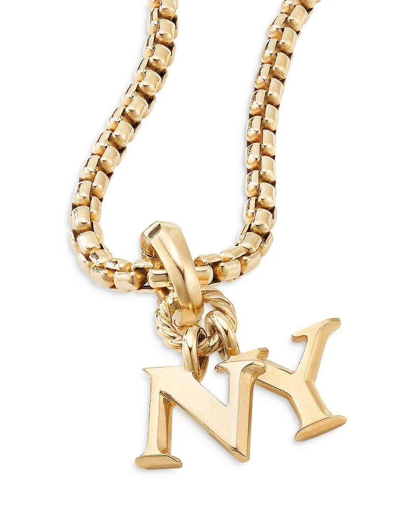 David Yurman 18K Yellow Gold NY Pendant 4