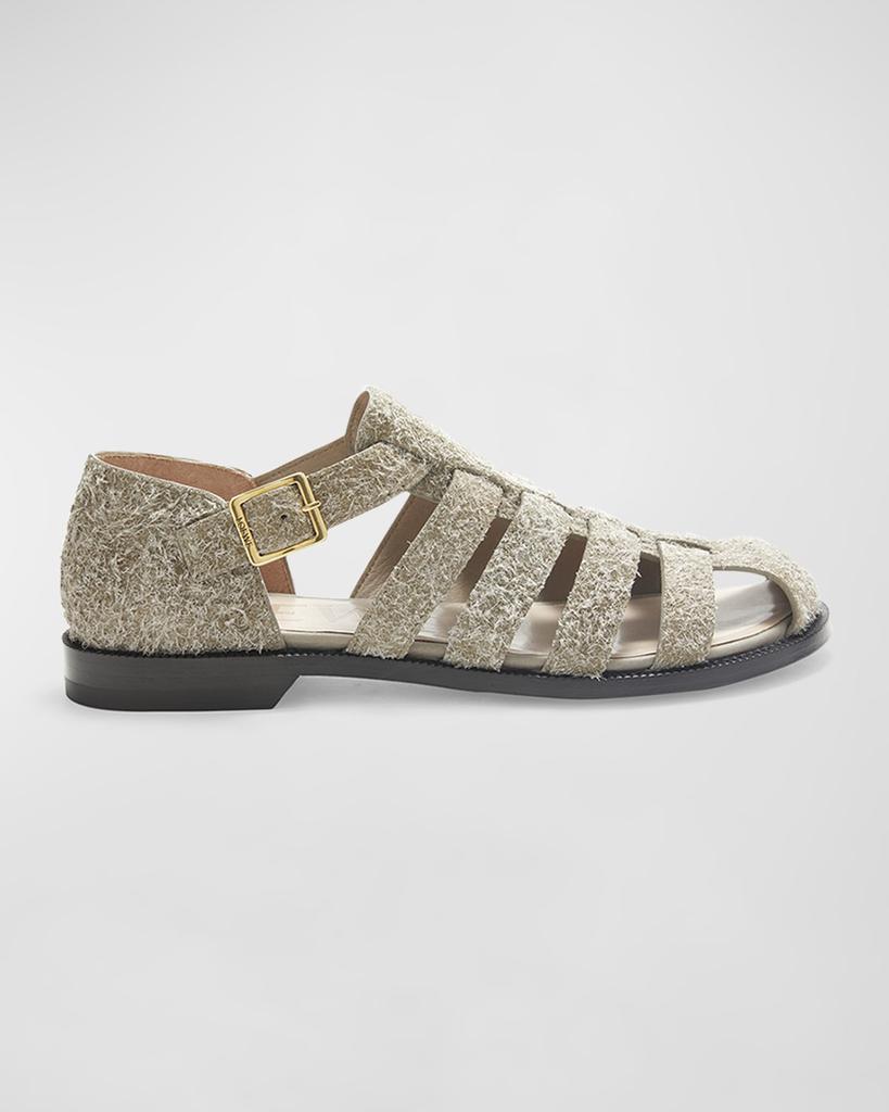 Loewe Loewe Brown Campo Flat Sandals Women's IT 36 - Shoes