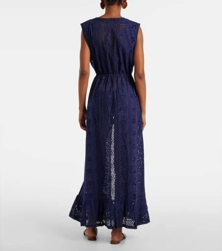 MELISSA ODABASH Tessa  broderie anglaise cotton beach dress 3