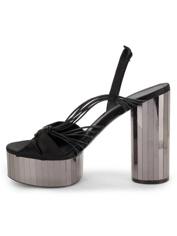 Salvatore Ferragamo Sabina Bow Block Heel Platform Sandals 4