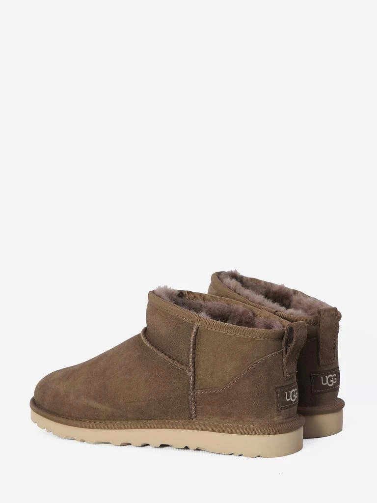 UGG CAMEL BROWN SUEDE SLIP-ON BOOTS 5