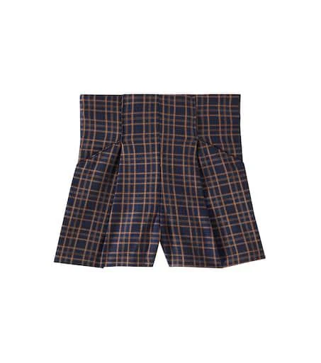 MOLO Alysie checked shorts 1