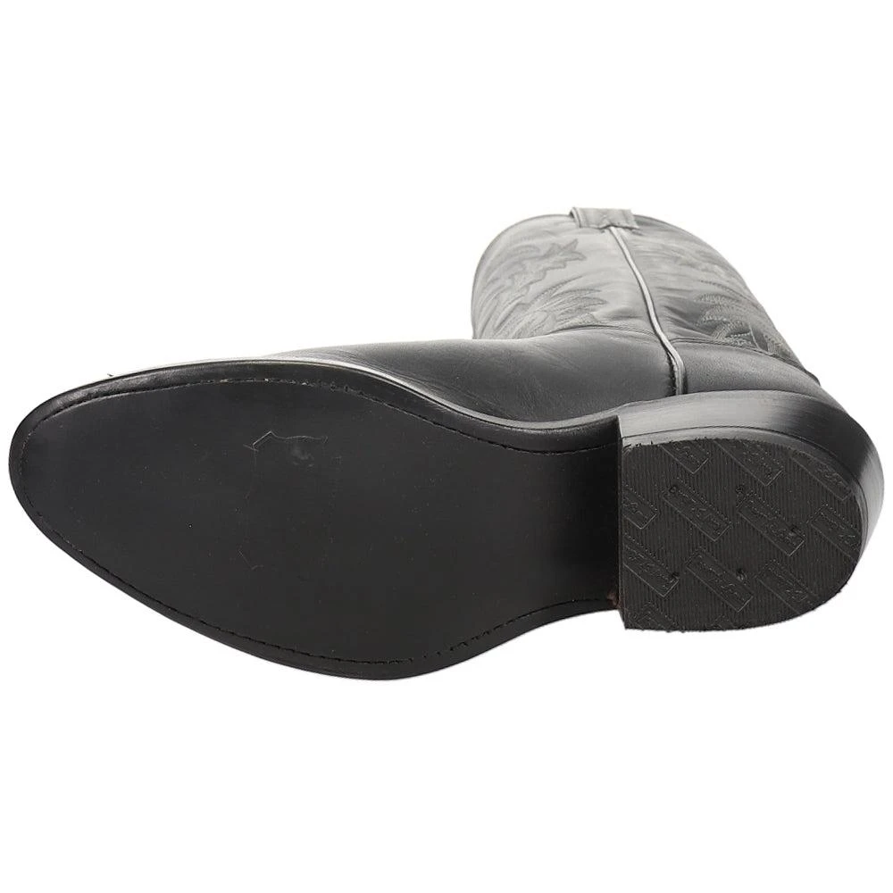 Tony Lama Segar Embroidered Round Toe Pull On Cowboy Boots 5