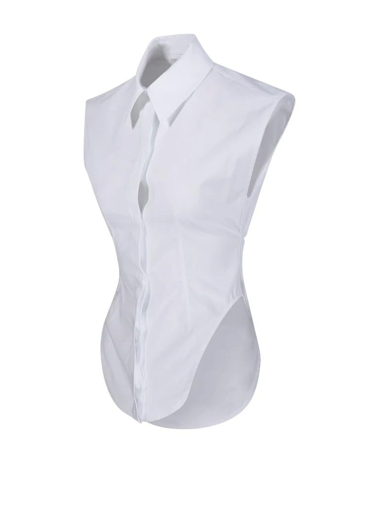 Max Mara Sportmax Sabato Button-Up Sleeveless Shirt 3