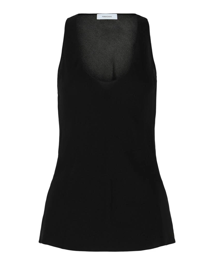 Salvatore Ferragamo Silk Tank Top