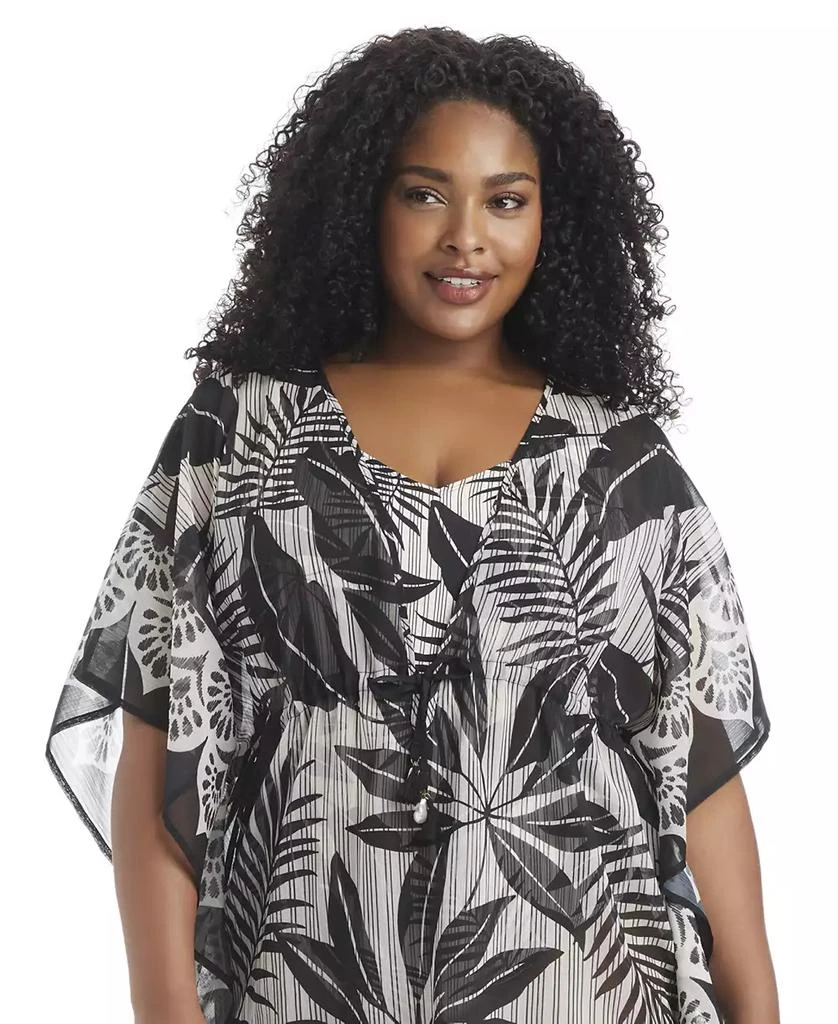 Bleu Rod Beattie Plus Size Island Time Pull-On Cover-Up Caftan 2