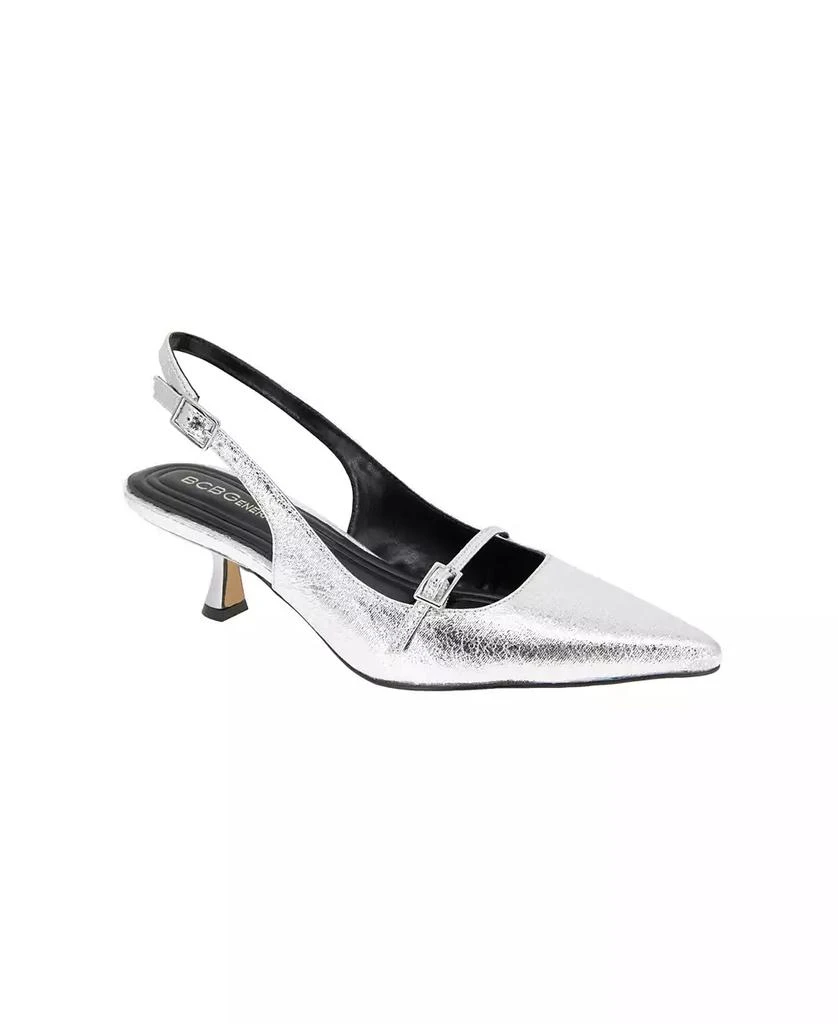 BCBG Women's Kami Slingback Kitten Heel Pumps 1