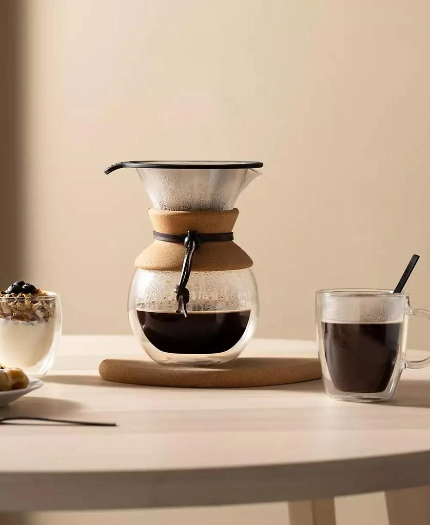 BODUM 34-Oz. Double Wall Pour-Over Coffee Maker 6