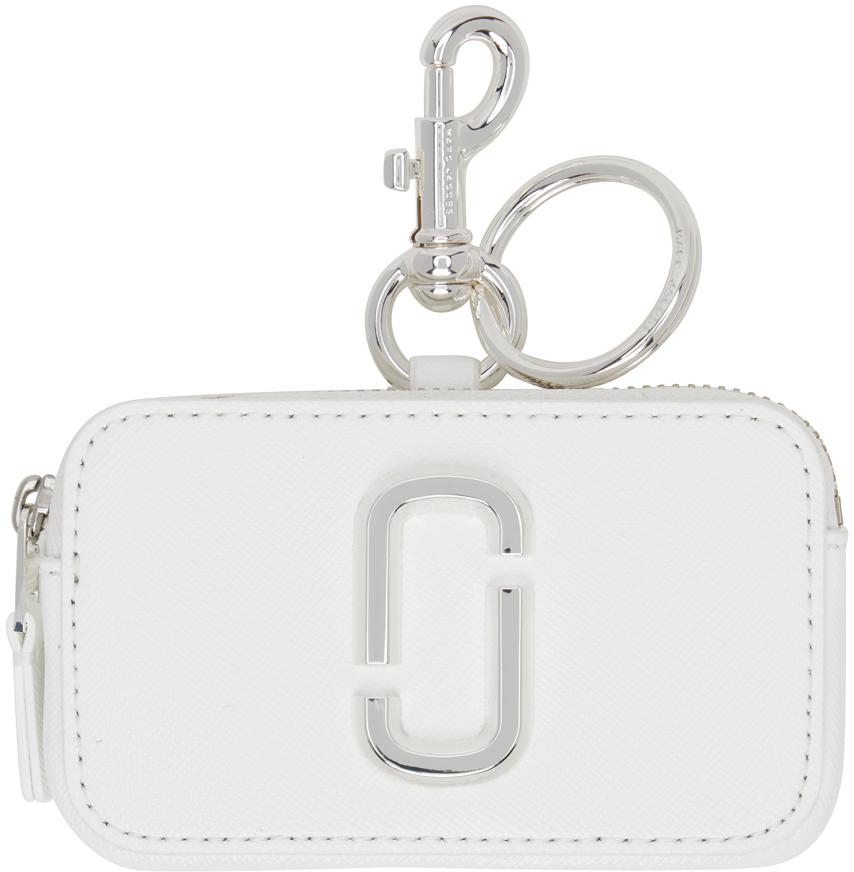 Marc Jacobs White 'The Nano Snapshot Charm' Coin Pouch