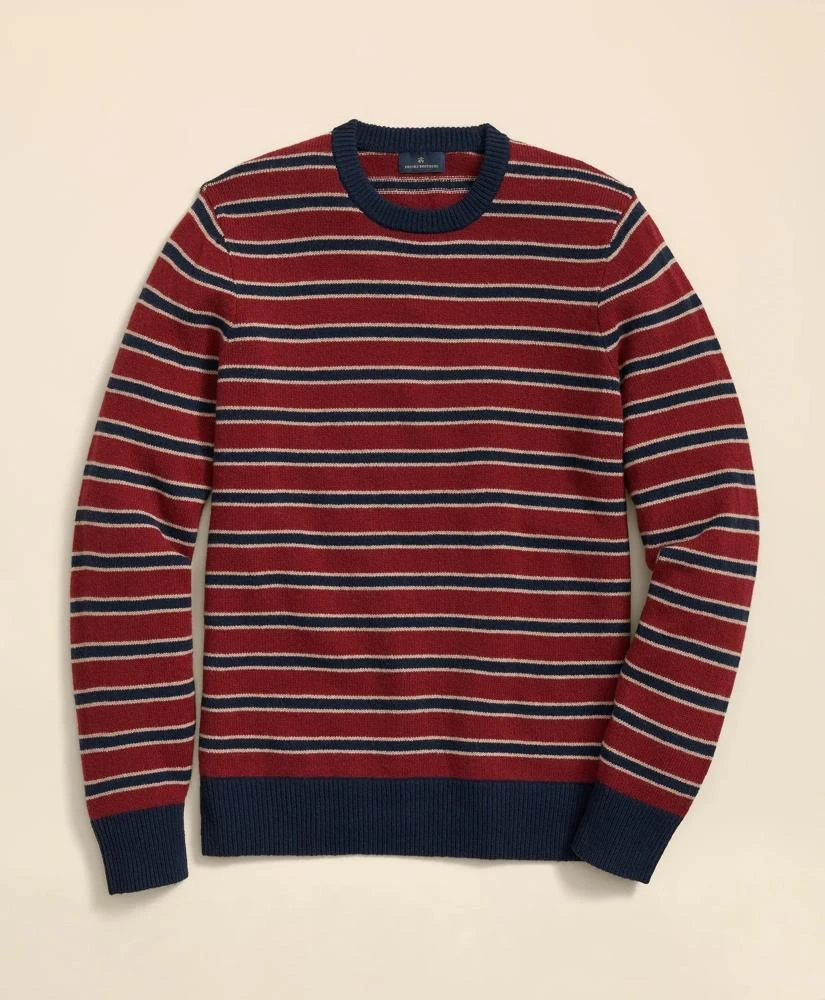 Brooks Brothers Merino-Wool Blend BB#2 Stripe Sweater 1