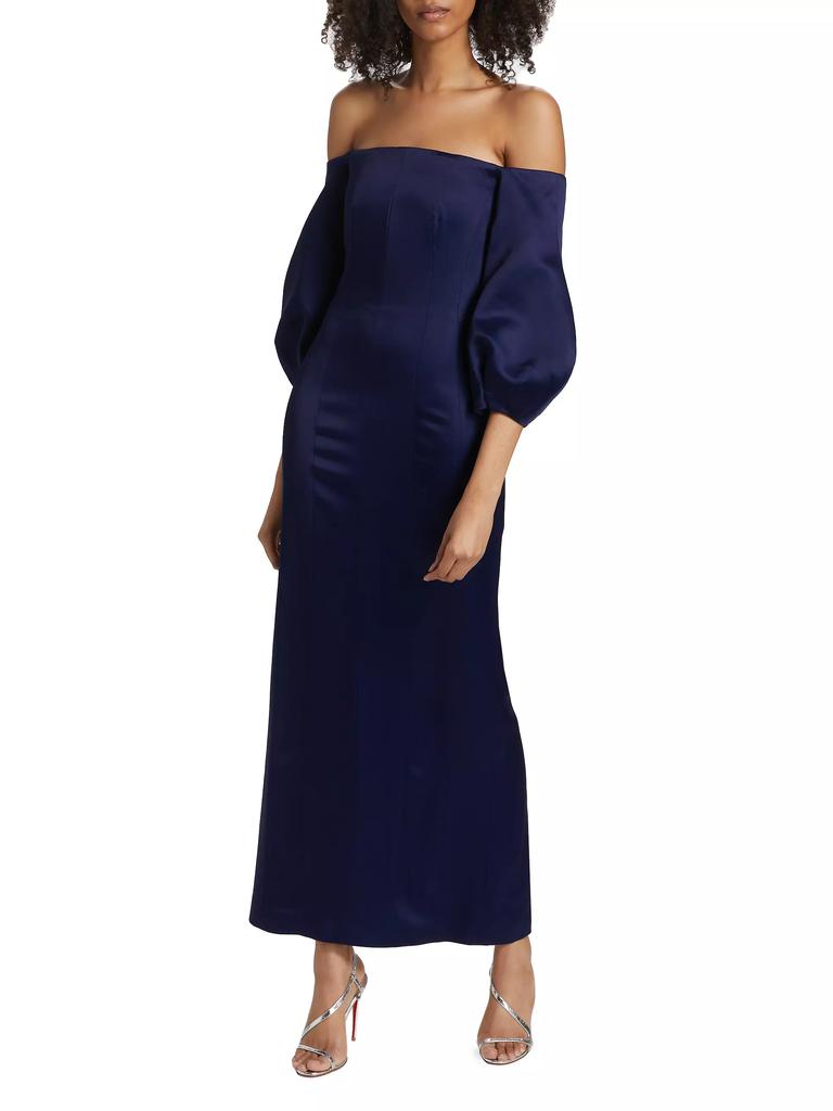 Galvan Ponza Satin Gown
