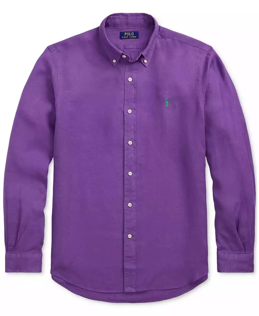 Ralph Lauren Men's Classic-Fit Linen Shirt 5