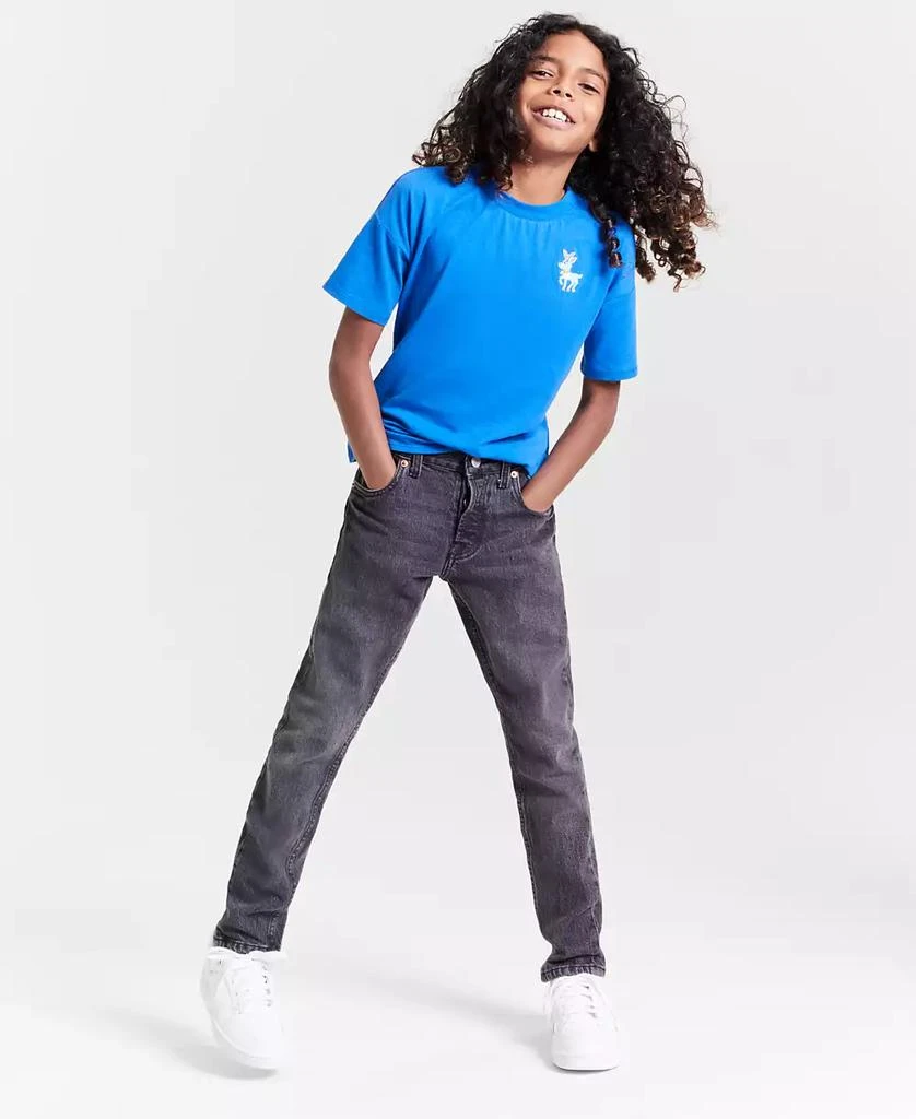 Macy's Thanksgiving Day Parade Little & Big Kids Tiptoe Reindeer Crewneck T-Shirt, Created for Macy's 1