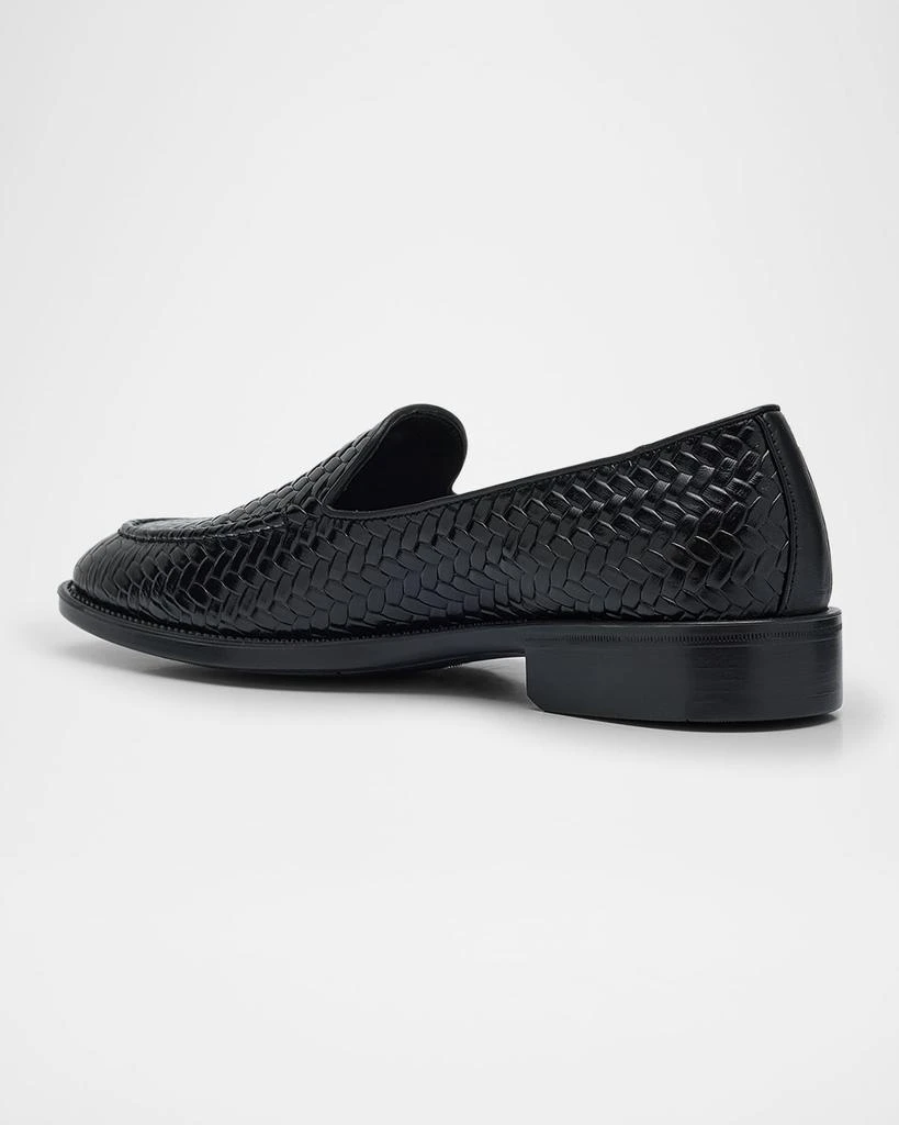Giuseppe Zanotti Men's Sorrento 15 Woven Leather Loafers 2