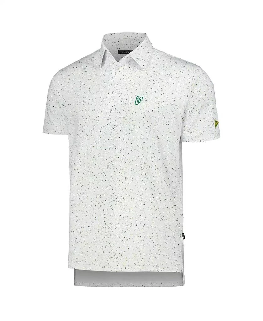 Breezy Golf Men's White WM Phoenix Open Splatter Polo 2