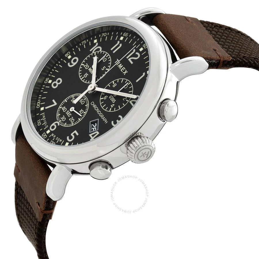 Timex Standard Chronograph Quartz Black Dial Men's Watch TW2U89300 2