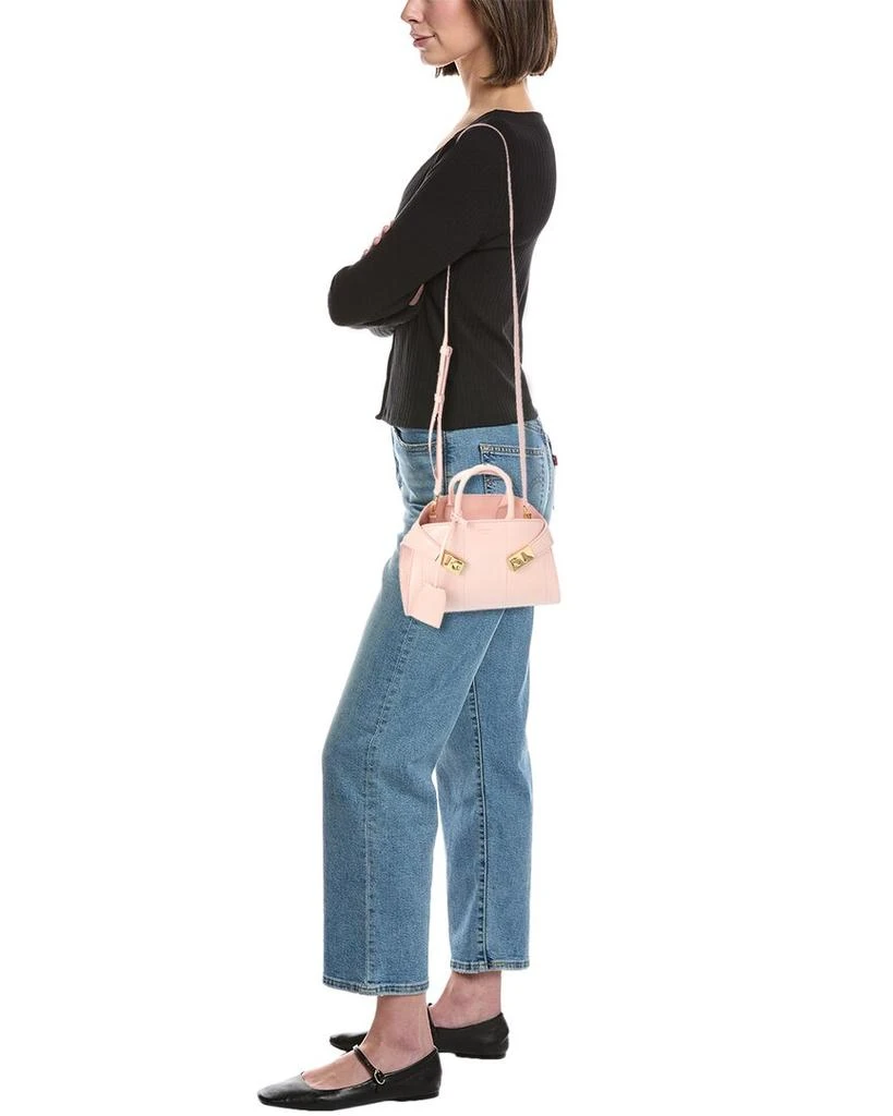 Salvatore Ferragamo Ferragamo Hug XS Snakeskin Satchel 4