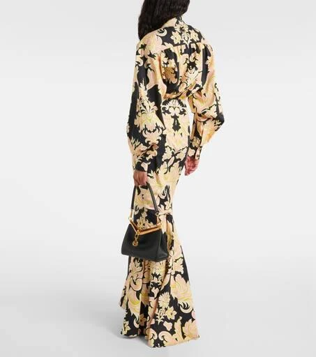 ETRO Printed cotton-blend maxi shirt dress 3