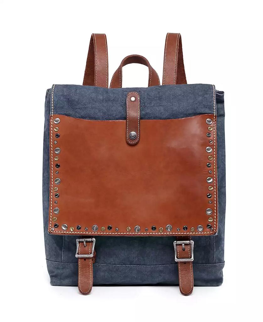 OLD TREND Women's Cotton Canvas Knox Tie-dyed Backpack