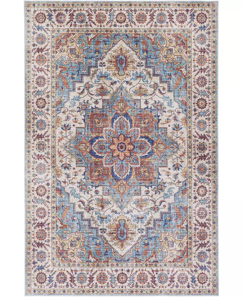 Surya Iris IRS-2301 Navy 2'6" x 7'6" Runner Area Rug