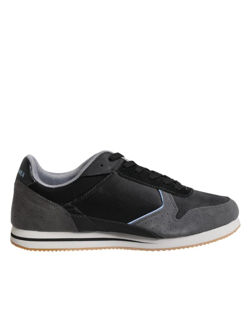 TRUSSARDI Lace Up Low Top Casual Sneakers Men's Shoes