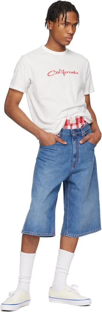 ERL Blue Denim Indiana Skate Shorts 4