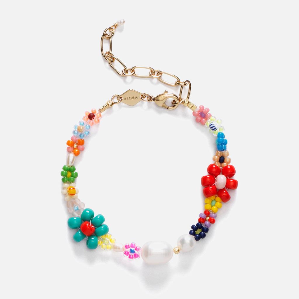 Anni Lu Anni Lu Mexi Flower Pearl and Glass Bead Bracelet