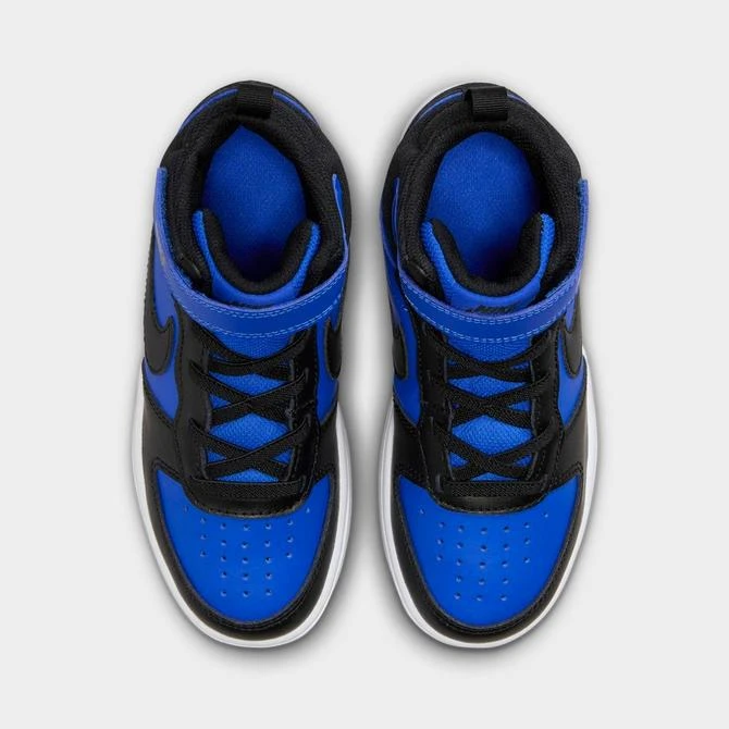 NIKE Little Kids' Nike Court Borough Mid 2 Casual Shoes 5