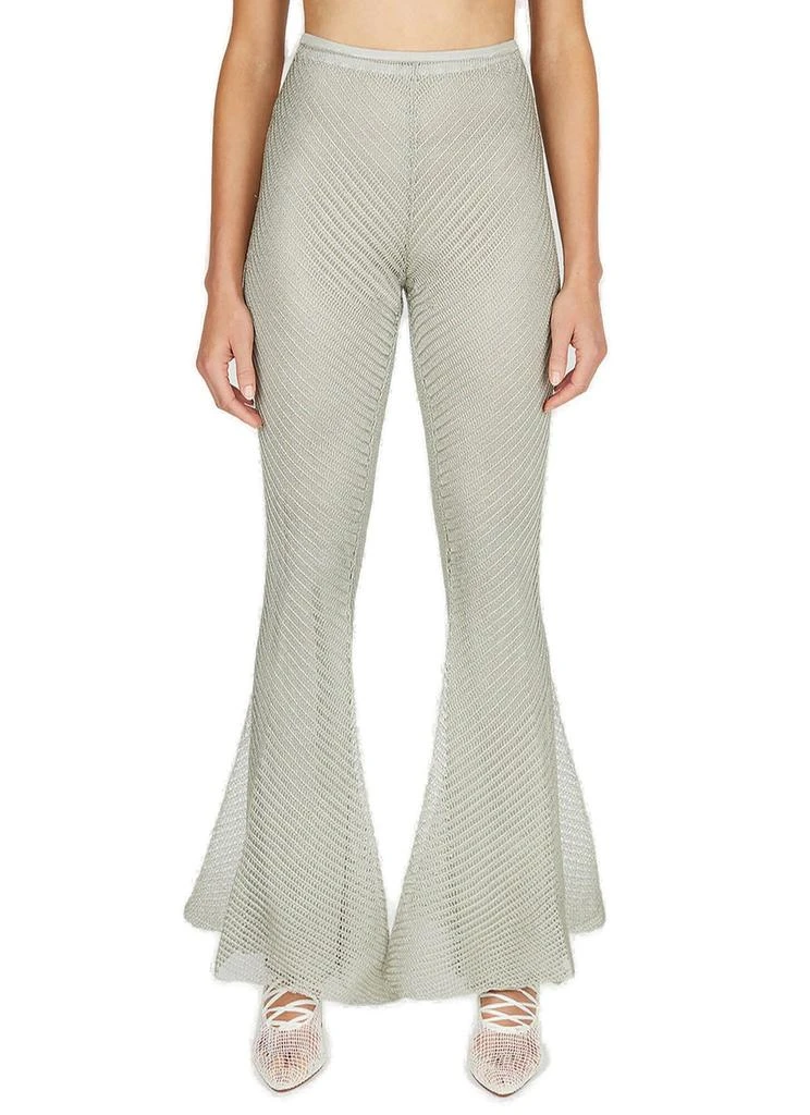 Isa Boulder Isa Boulder Moire Knitted Flared Pants from Cettire