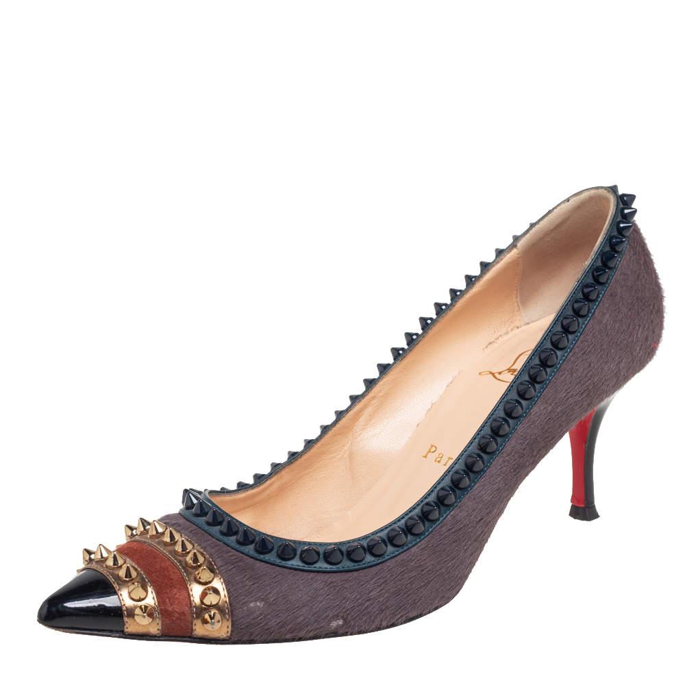 Christian louboutin pony hair pumps online