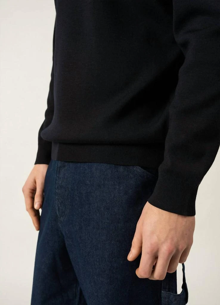 Saint James Cruiser Round Neck Jumper Sweater In Navy 4