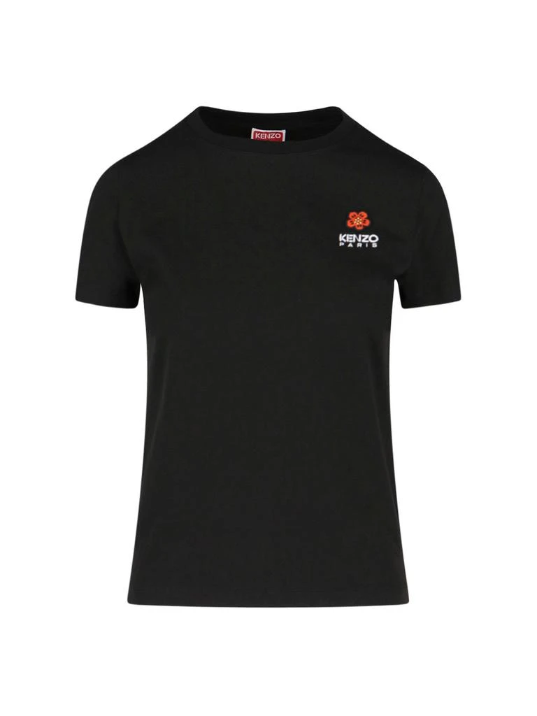 Kenzo Kenzo Boke Flower Embroidered Crewneck T-Shirt 1
