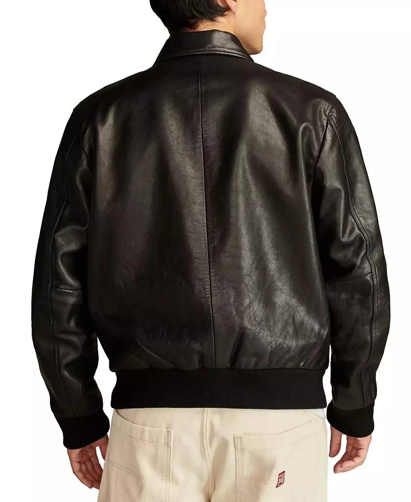 Lucky Brand Men's G15 Leather Flight Jacket 2