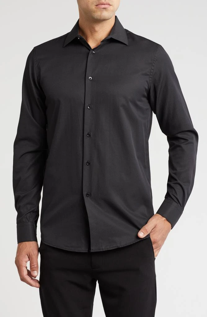 Ben Sherman Solid Slim Fit Dress Shirt 1