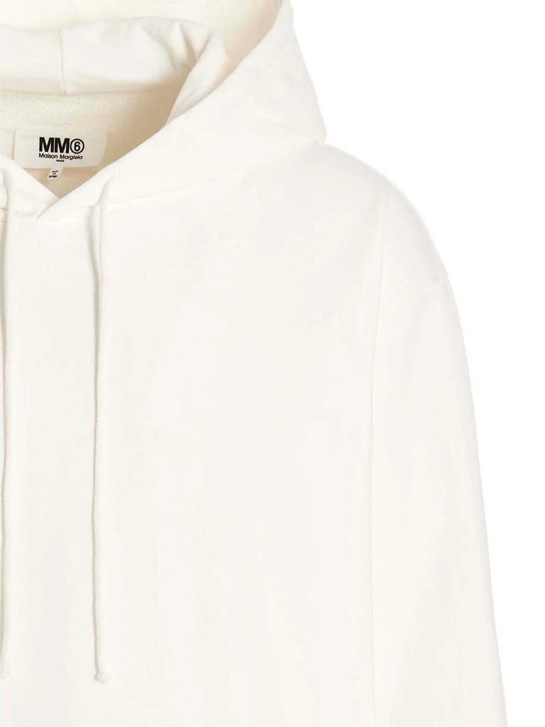 MM6 Maison Margiela MM6 Maison Margiela Graphic Printed Drawstring Hoodie 3