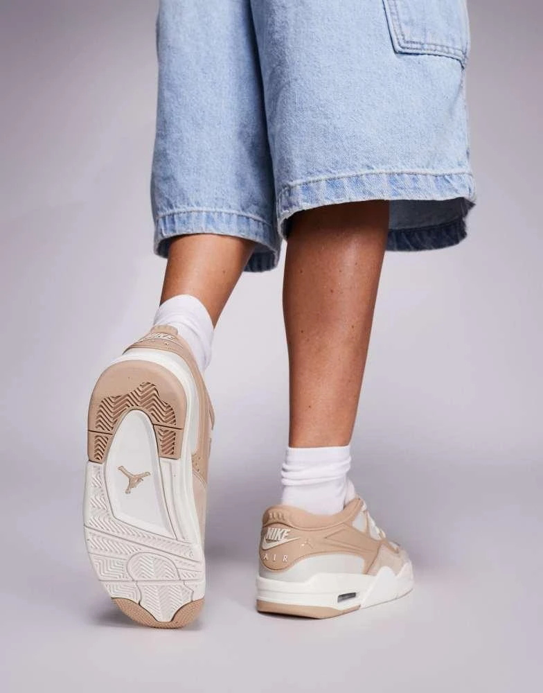 Jordan Nike Air Jordan 4 RM trainers in beige and white 5