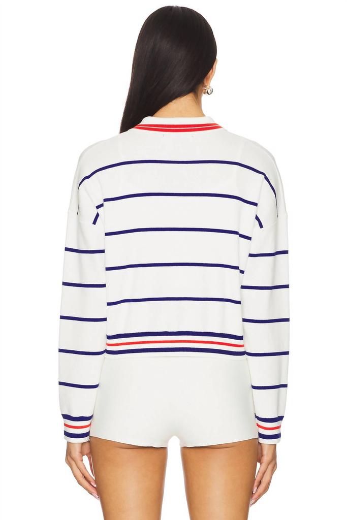 Central Park West Central Park West - Nautical Stripe Polo Shirt