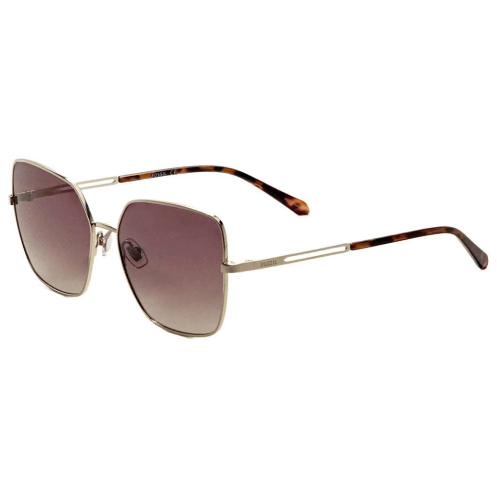 Fossil Fossil Women's Gold Square Sunglasses 1