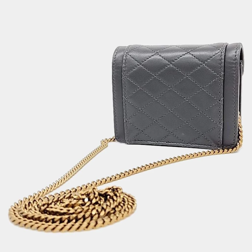 Yves Saint Laurent Saint Laurent black Loulou Micro Shoulder Bag 2