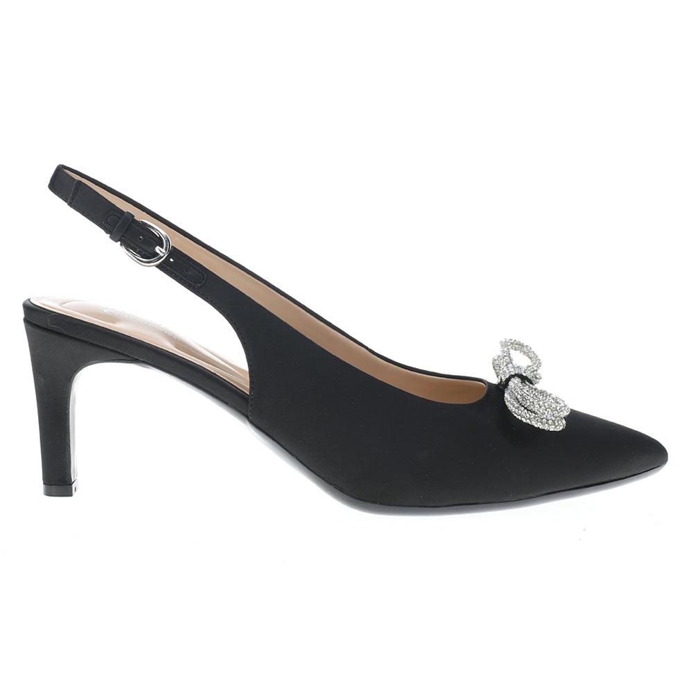 Easy Spirit Roxanne Rhinestone Pointed Toe Slingback Pumps