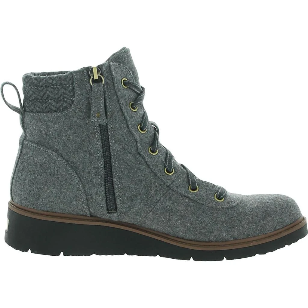 Dr. Scholl's Shoes Little Wild Womens Lace-Up Ankle Wedge Boots 3