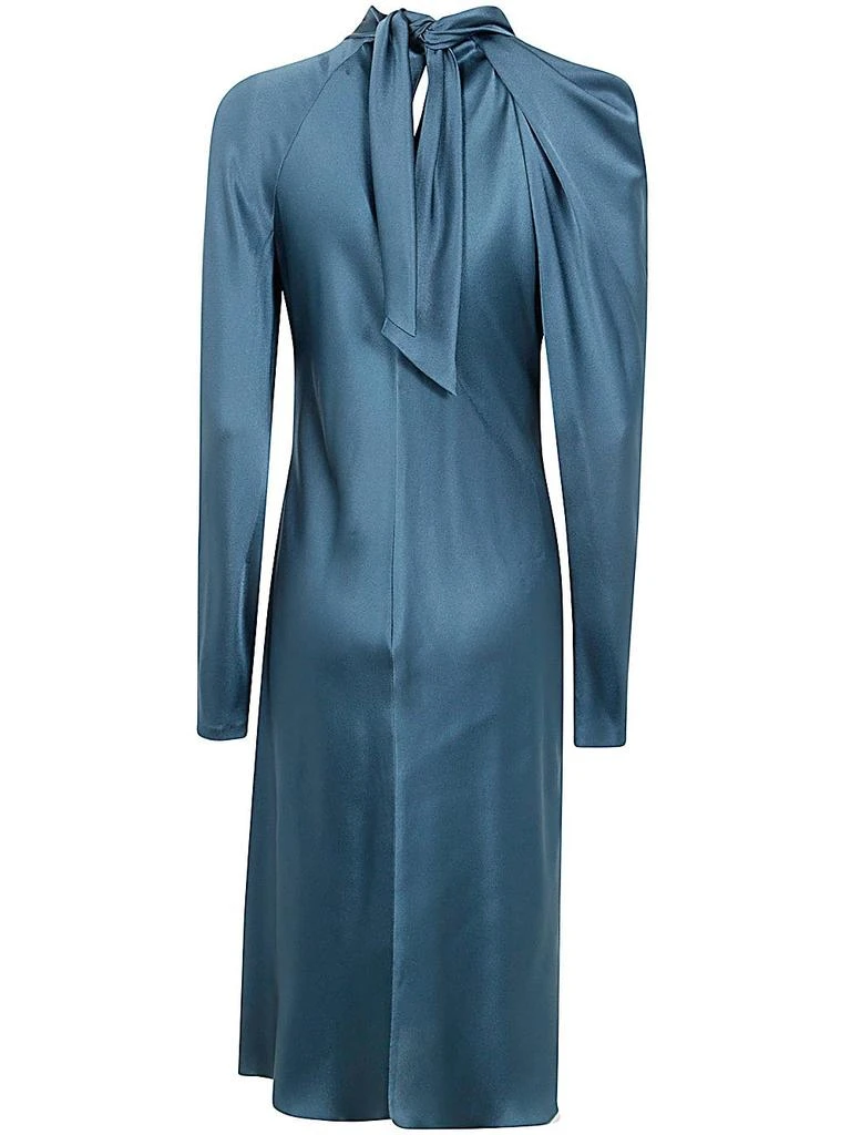 Alberta Ferretti Alberta Ferretti Ruffled Satin Midi Dress 2