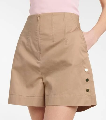 Dorothee Schumacher Sporty Power high-rise cotton shorts 4