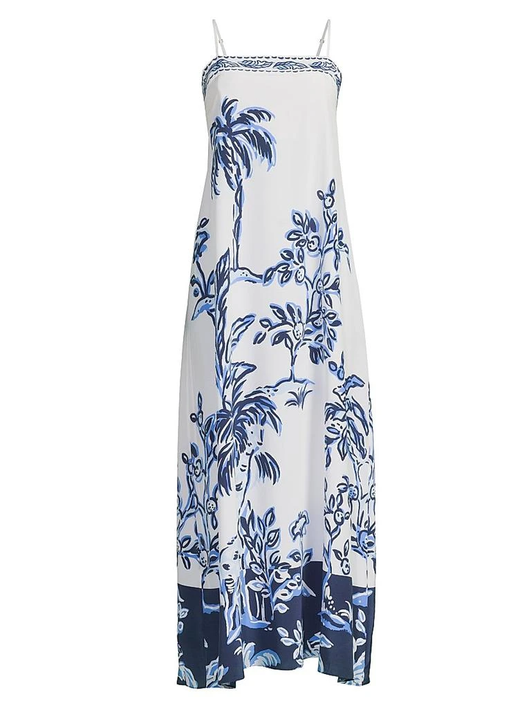 Lilly Pulitzer Jesslyn Silk Maxi Slip Dress